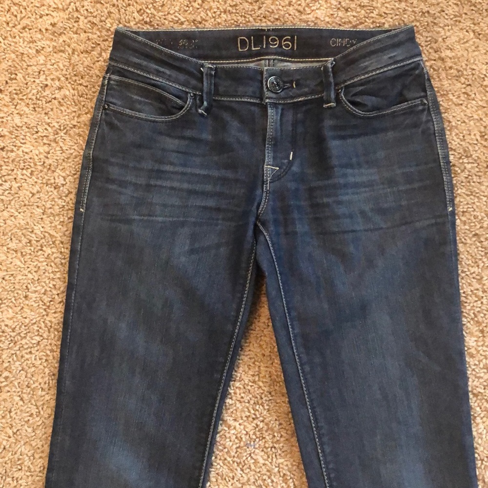 DL 1961 Jean Cindy Slim Boot Cut SZ 25 Blue Denim